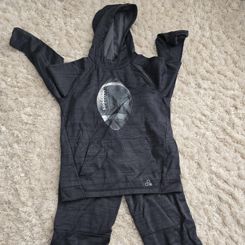 Kids Grey Hoodie and Pants Set